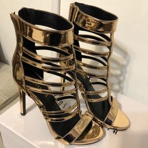 Brand New Gold Heels